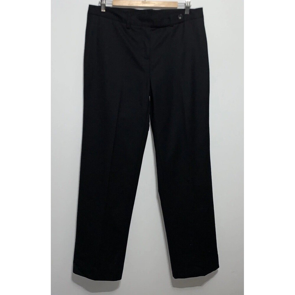 Lilly Pulitzer Wool Lined Trouser Dress Black Pants Size 10